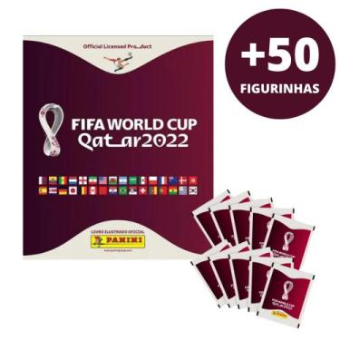 Imagem de Livro Capa Mole - Álbum Copa Do Mundo Qatar 2022 + 50 Figurinhas - Pan