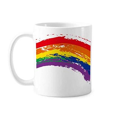 Imagem de LGBT Rainbow Gay Lésbica Transgênero Caneca Cerâmica Café Porcelana Utensílios de Mesa