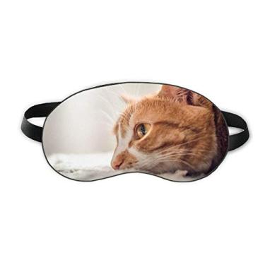 Imagem de Imagem de gato puro animal imagem dormir olho escudo macio noite venda sombra