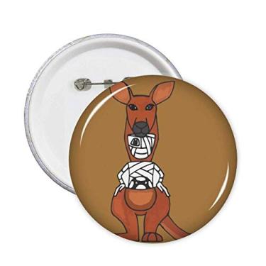 Imagem de Broche esportivo de futebol australiano, múmia, canguru, emblema, acessório, decoração, 5 peças