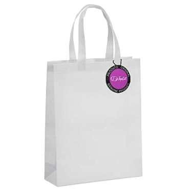 Imagem de Sacola Ecobag 32x38cm em TNT Premium Selada Strong TopGet - Branco