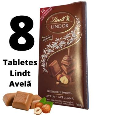 Imagem de Chocolate Importado Lindt Lindor Singles Avelã Combo Com 8