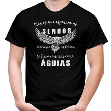 Imagem de Camiseta Evangélica Os Que Esperam No Senhor - 100% Algodão - Atelier