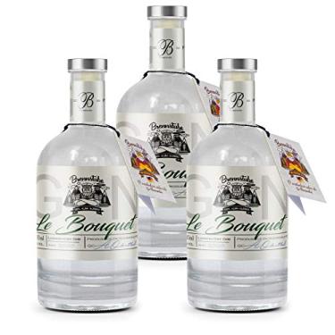 Imagem de Kit 3 Garrafas Le Bouquet Brennstube – Gin Super Premium | 3x 500ml | Sem Glúten