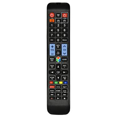 Imagem de Controle Remoto Para Smart TV Samsung Com Tecla Netflix e Amazon