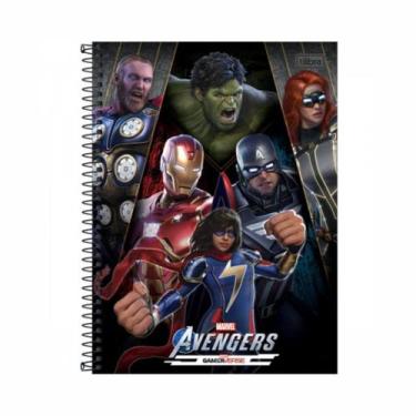 Imagem de Caderno Universitário Tilibra Avengers Game 10 Matéria 160 Folhas