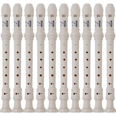 Imagem de Kit 10 Flautas Doce Barroca FL 20B New York