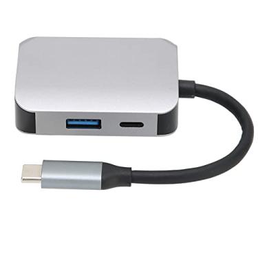 Imagem de Hub USB,Hub USB C, Adaptador USB 3 Em 1 Tipo-C Docking Station Tipo-C Para Interface Multimídia HD/Adaptador USB 3.0/PD