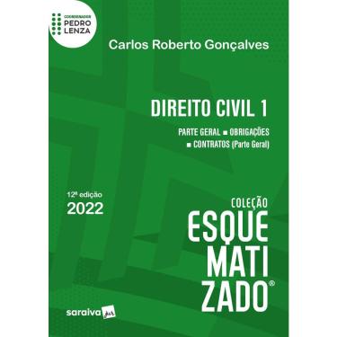 Imagem de Direito Civil Esquematizado - Parte Geral - 12ª edição 2022