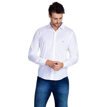 Imagem de Camisa Guess Masculina Classic Icon Branca-Masculino