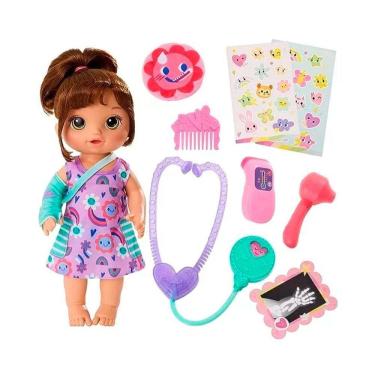 Imagem de Baby Alive Dia de Cuidar da Bella Morena Roxa Hasbro