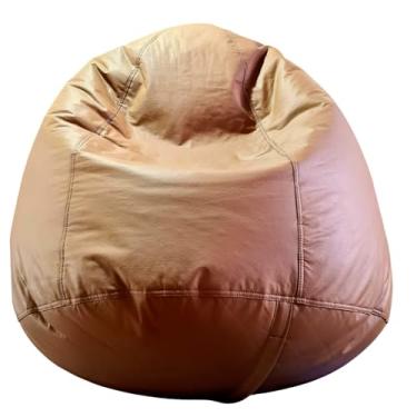 Imagem de Puff para Sala Quarto Gamer Escritório Eventos Áreas de Recreação Empresas Escolas Formato Gota Receba Pronto p/Uso com Enchimento Cor: Bege