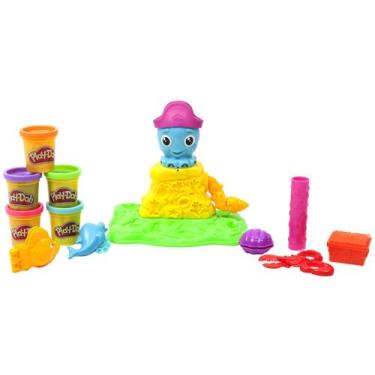 Imagem de Massinha Play-Doh Polvo Divertido Hasbro - Com Acessórios