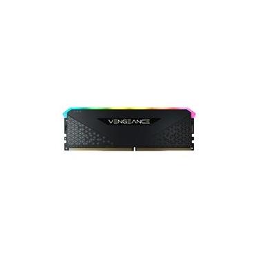 Imagem de Memória RAM Corsair Vengeance RGB RS, 8GB, 3200MHz, DDR4, CL16, Preto - CMG8GX4M1E3200C16