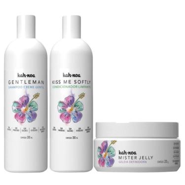 Imagem de Kit Shampoo E Condicionador Kah Noa E Mister Jelly