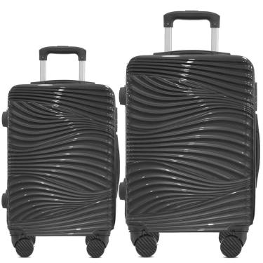 Imagem de Jogo De Mala De Viagem Expansível Rodinhas 360 Padrão Anac