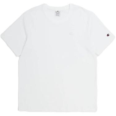 Imagem de Champion Camiseta masculina clássica, camiseta diária para homens, camiseta masculina macia confortável (reg. ou grande e alto), (Coleção 2024) Branco óptico, P