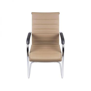 Imagem de Cadeira para Escritório Interlocutor Esteirinha Florença 3322 Or Design Caramelo