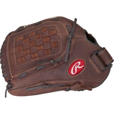 Imagem de Rawlings | Luva preferida pelo jogador | Beisebol/softbol | Arremesso para mão esquerda | 31,7 cm - Teia de cesta