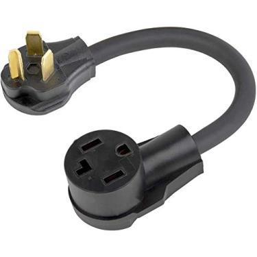 Imagem de Adaptador de tomada de parede para secador de 3 pinos CA 30 Amp (para plugue de secadora de 30 Amp de 4 pinos) FX1410D