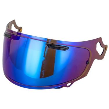 Imagem de Soman Viseira de substituição Regent-X, VAS-V MAX Vision, compatível com proteção UV Regent-X VAS-V MAX Corsair-X Quantum-X Signet-X Dt-X Defiant-X (azul)