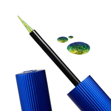 Imagem de Whats Up Beauty - Egyptian Queen Liquid Eyeliner - Shade Nebu Multichrome Triochrome Clean Cruelty Free Vegan Eye Makeup