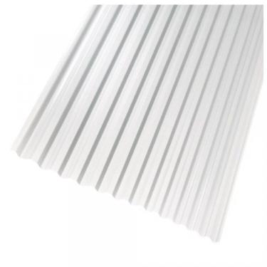 Imagem de Kit com 5 Telhas de Policarbonato 244cm X 99cm Grega Branco