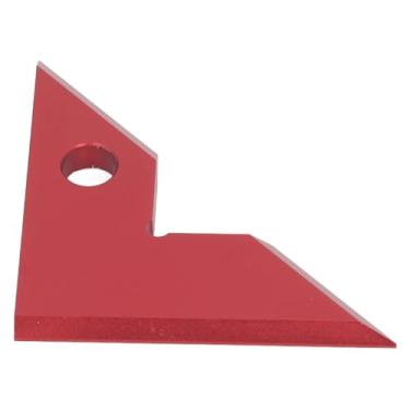 Imagem de Quadrado para Carpintaria, Régua Triangular Multifuncional para Marcenaria, Leve para Bancada de Trabalho (Vermelho)