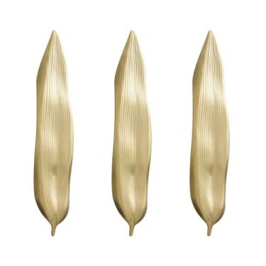 Imagem de jojofuny Pacote com 3 pauzinhos em forma de folha descanso de talheres de metal suporte de pauzinhos japoneses de cozinha suporte de descanso: inoxidável