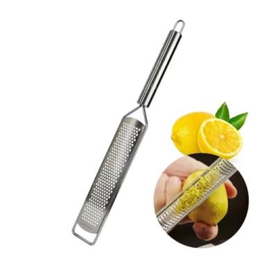 Imagem de Ralador Raspas Finas Profissional Zester Para Cítricos Limão Laranja Queijo Parmesão Rita Lobo
