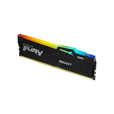 Imagem de Módulo único de memória Kingston Fury Beast 32 GB 6000 MT/s DDR5 CL36 RGB | Sincronização infravermelho | AMD Expo | Plug N Play | KF560C36BBEA-32