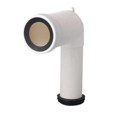 Imagem de Gralara Offset Wc Wc Desalinhado Pan Conector Shifter Tigela Tubo de Solo Liso Substituição Do Bocal de Drenagem Excêntrico, D 37cm