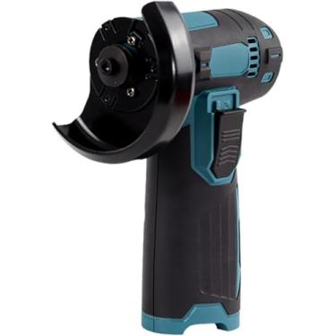 Imagem de Esmerilhadeira angular sem fio 12V, mini esmerilhadeira angular 550 W 76 mm, esmerilhadeira elétrica com 2 baterias, 6 discos de corte, 19500 RPM, para corte e polimento, azul