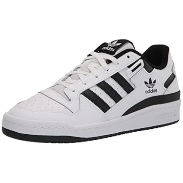 Imagem de adidas Tênis masculino Forum Low, Branco/Preto, 44