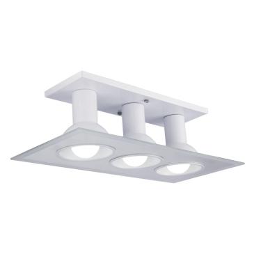 Imagem de Luminária de Teto Plafon de Sobrepor Quarto Sala Cozinha 3 Lâmpadas E27 Bivolt