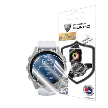 Imagem de IPG Para Garmin Fenix 8 – 43 mm AMOLED/Fenix E – Protetor de tela de hidrogel AMOLED de 47 mm (2 unidades) Película transparente HD invisível antiarranhões, autorreparação/sem bolhas para FenixE