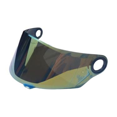 Imagem de Viseira Para Capacete Espelhada Ls2 FF358 FF392 FF396 FW3 GT Anti Risco Helt Texx Mormaii (Dourada)