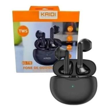 Imagem de Fone De Ouvido Bluetooth P/ Celular Sem Fio Kaidi Tws Kd-771-770, Pret