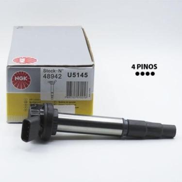 Imagem de Bobina Ignição Corolla 2010 a 2019 Ngk U5145