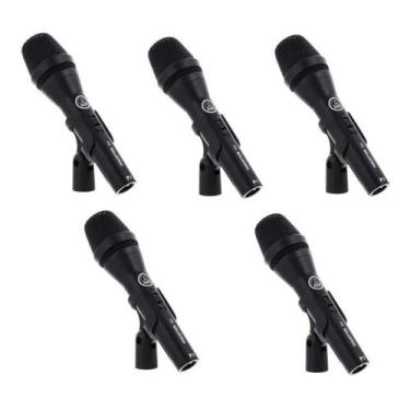 Imagem de Kit 5 Microfones AKG Dinâmico P3S - Kit de Produtos