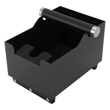Imagem de Espresso Knock Box, recipiente para discos de café em aço resistente e de tamanho grande, ferramenta para máquina de café expresso para bater grãos de filtro de porta-filtro
