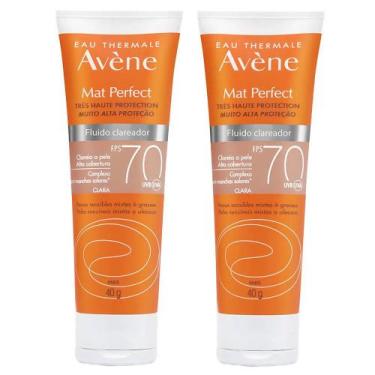 Imagem de Avène Mat Perfect Kit com 2 Unidades  Protetor Solar Clareador com Cor