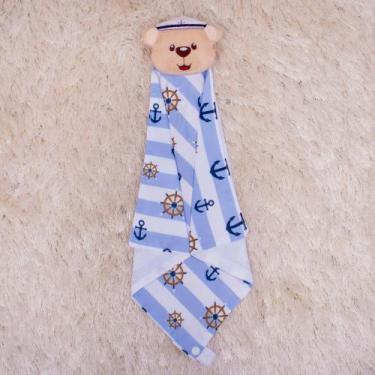 Imagem de Naninha Bebê Safari Bichinhos Fofos de Pelúcia Com Prendedor de Chupet