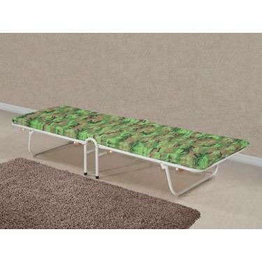 Imagem de Cama Portátil Solteiro Dobrável com Colchão Espuma - Camping - bonan