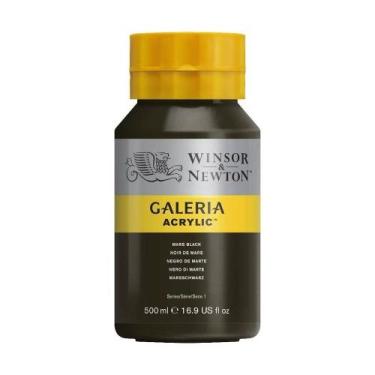Imagem de Tinta Acrilica Galeria 500ml Winsor & Newton Escolha a Cor, MARS BLACK