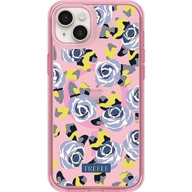 Imagem de OtterBox Capa para iPhone 14 Plus Symmetry Series+ - Estampa Cruller (Rosa), Ultraelegante, encaixa no MagSafe, bordas levantadas protegem a câmera e a tela