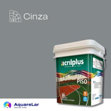 Imagem de Piso Flex Acrilplus Fosco 18L, CINZA