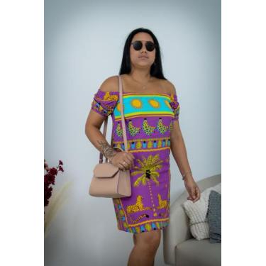 Imagem de Vestido Ciganinha Michele Roxo - Ponta de Agulha, G