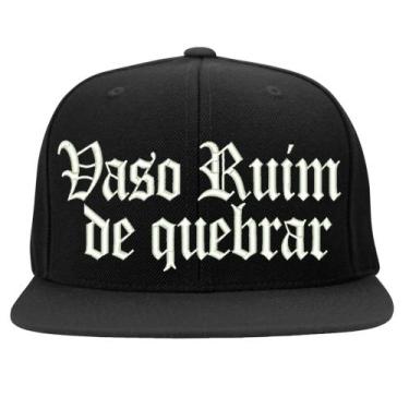 Imagem de Boné Bordado - Vaso Ruim De Quebrar Rap Hip Hop Thug Street - HIPERCAP