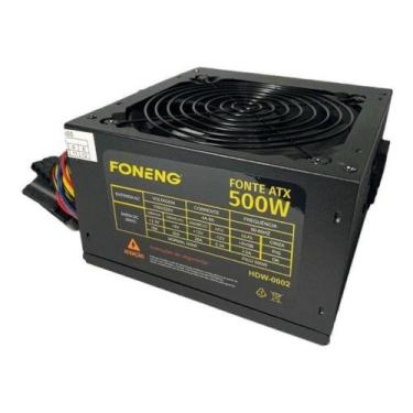 Imagem de Fonte de Alimentacao Atx 500w Real com Caixa e Cabo Hdw-0002 - FORCE
